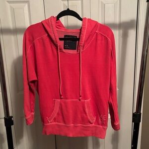 American Eagle Outfitters Coral Pink Pullover Hoodie